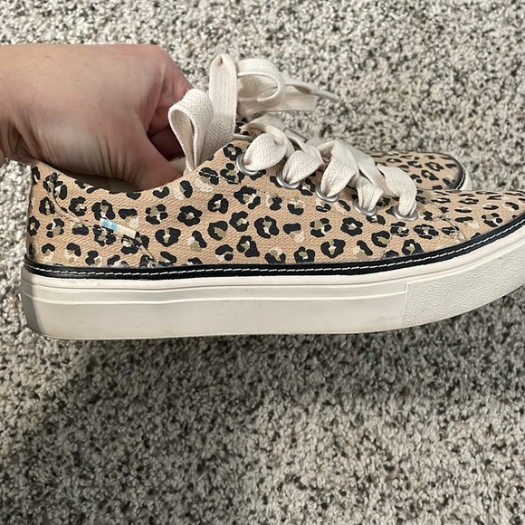 Women’s Alex Cheetah canvas TOMS size 5 - Picture 6 of 6